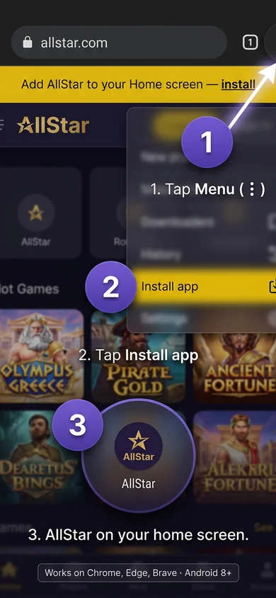 How to install AllStar on Android – AllStar