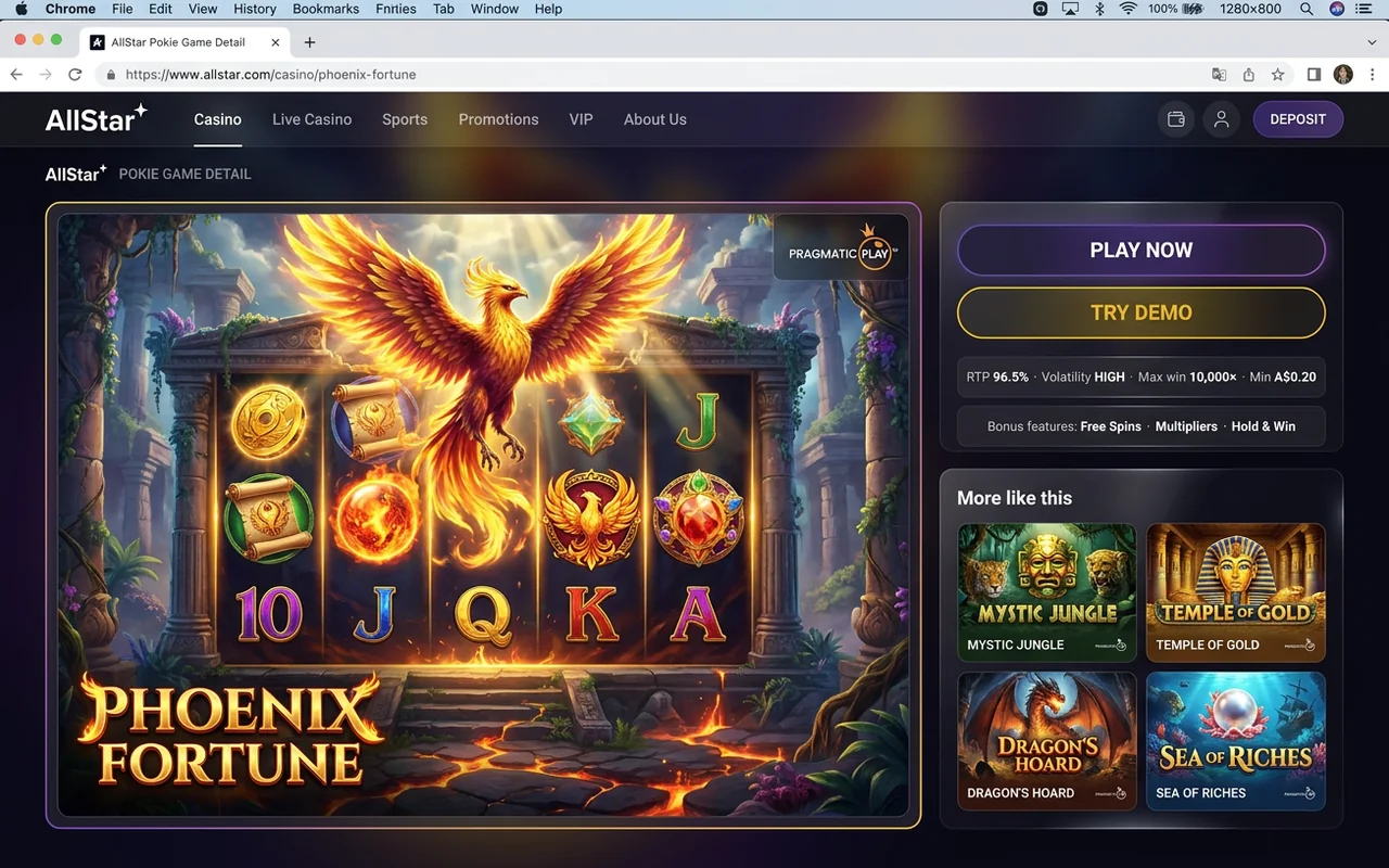Pokie spotlight: a concrete example – AllStar
